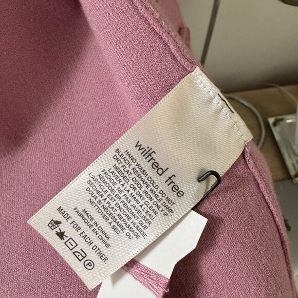 Artizia Wilfred RONNIE Knit Sweater (Small) - Mauve Pink - Picture 5 of 6